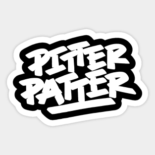 Pitter Patter Sticker